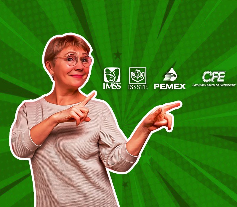 Adulto mayor adulto mayor señalando instituciones gubernamentales