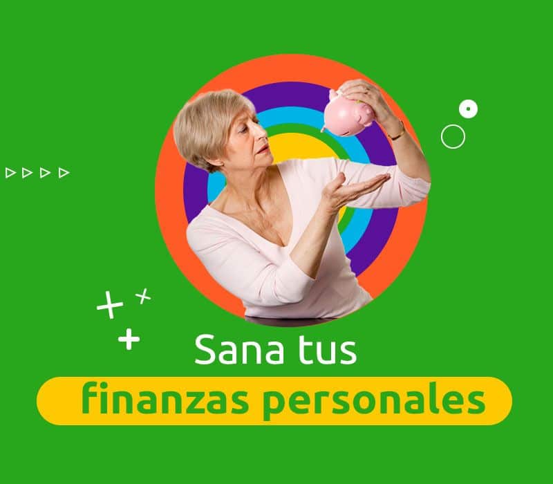 Persona sanando sus finanzas personales